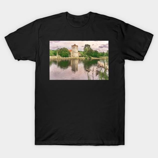 Bisham Church By The Thames T-Shirt by IanWL